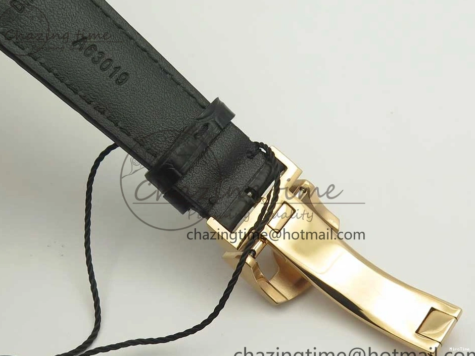 MIROTIME 0422 Thermal Portuguese Real PR Real Annual Calendar IW503501 RG ZF 1:1 Best Edition White Dial on Black Leather Strap A 7150